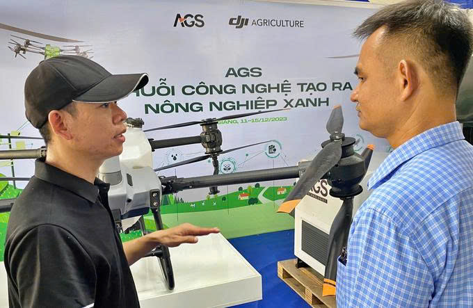 AGS giới thiệu thiết bị giám sát môi trường bằng UAV tại Festival Quốc tế ngành hàng lúa gạo Việt Nam